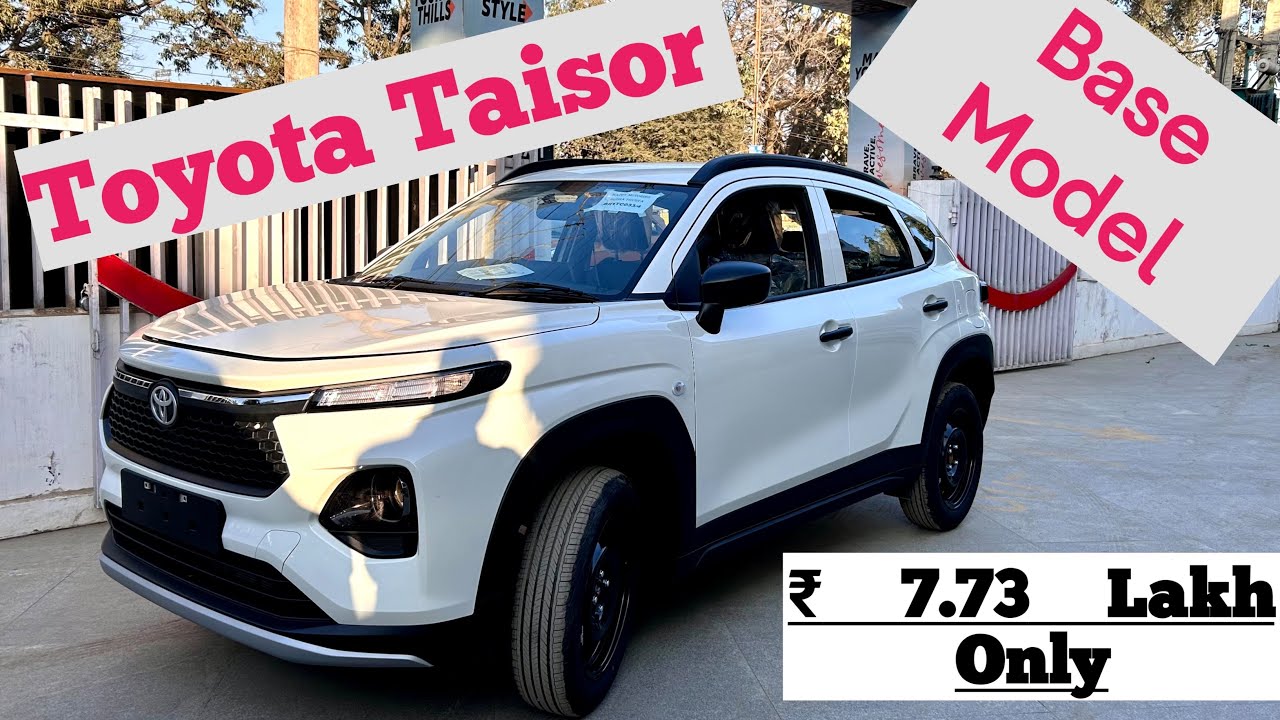 2025 New Toyota Urban Cruiser Taisor E Base Model😍 @7.73 lakh Only | New Features | Detail Review |