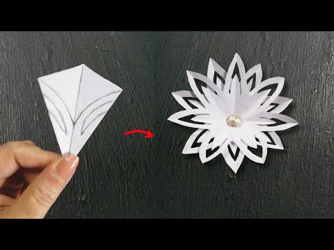 How To Make BEAUTIFUL PAPER FLOWERS | DIY Paper Flower | DIY Paper Flower Craft Idea | Paper Craft