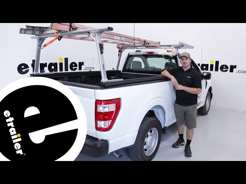 Installing the Thule TracRac SR Sliding Truck Bed Ladder Rack w/ Cantilever on your 2023 Ford F-150