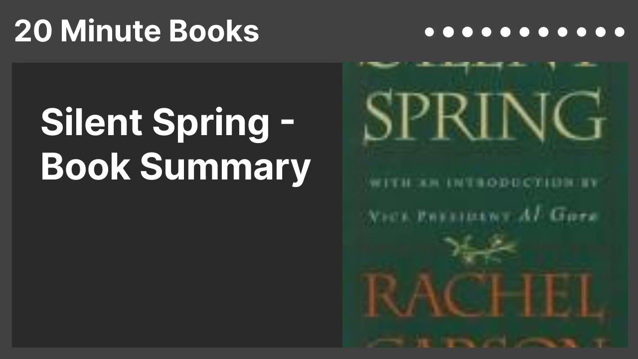 Silent Spring   - Book Summary