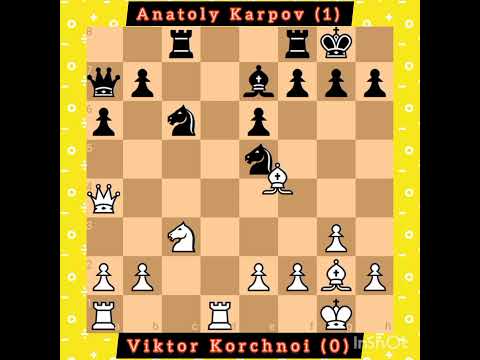 Viktor Korchnoi vs Anatoly Karpov || Catalan: Open || Candidates Final, 1974 #chess #chessgame