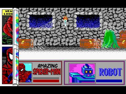 The Amazing Spider-Man and Captain America in Dr. Doom's Revenge! Amiga