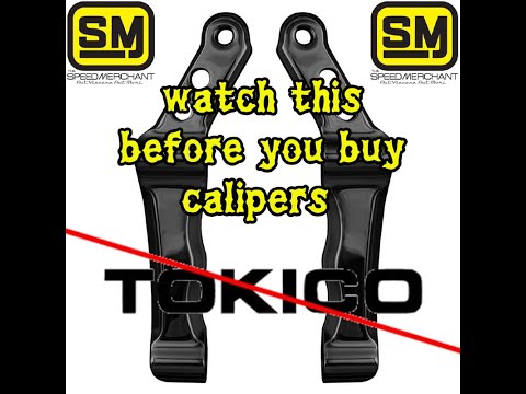 WATCH  1st - Speed Merchant radial caliper mount -DONT BUY TOKICO- install video