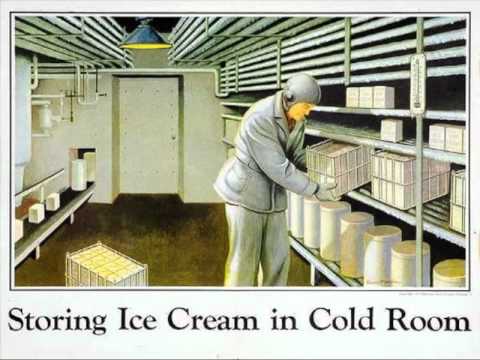 Storing Ice Cream in Cold Room