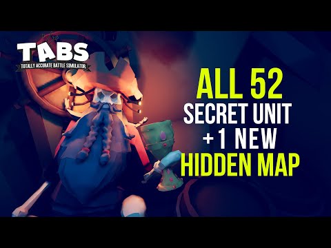 TABS - All 52 Secret Units Totally Accurate Battle Simulator + 1 NEW Hidden Map Farmer Snow