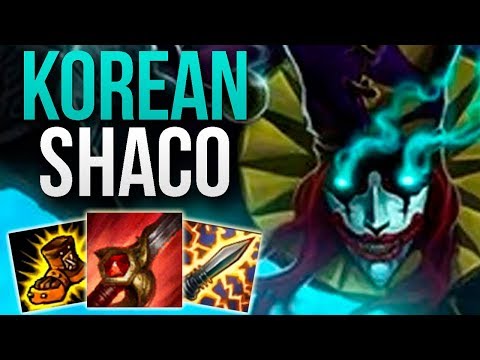 INCREDIBLE KOREAN CHALLENGER SHACO CARRY | CHALLENGER SHACO JUNGLE GAMEPLAY | Patch 9.20 S9