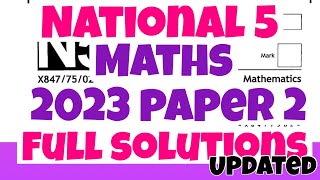 National 5 2023 Paper 2