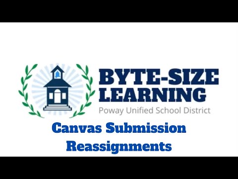 Byte Size Learning Canvas Submission Reassignments