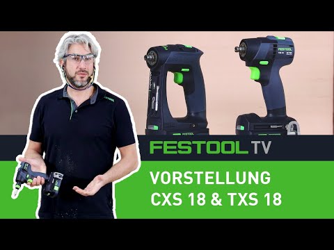 Introduction of the CXS 18 & TXS 18 compact screwdrivers (Festool TV episode 263)