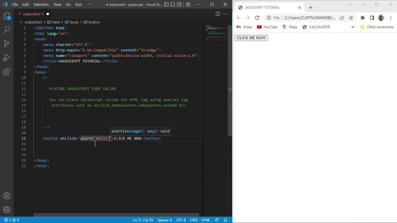 😳 You’re Doing JS Wrong! Inline Code Explained FAST 🚀