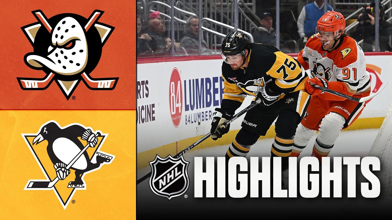 Ducks vs. Penguins | NHL Highlights | December 09, 2025