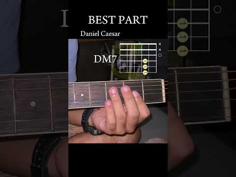 BEST PART by Daniel Caesar|Easy Tutorial!!  #guitar  #tutorial