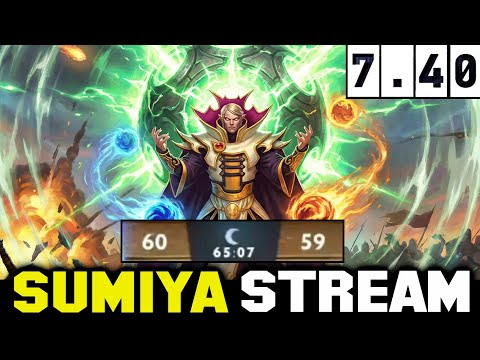 Sumiya 65min Invoker 7.40 Tough Game with Refresher