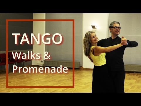 How To Dance Tango Walks | Progressive Link | Closed Promenade