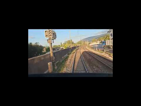 Zug1506 Biel - Neuenburg Bienne - Neuchatel Train Führerstand #führerstandsmitfahrt #icn #sbbcffffs