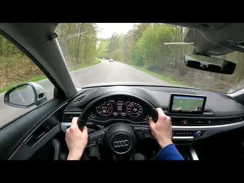 Audi A4 B9 2016 2.0TDI 150HP | POV Drive | 4K