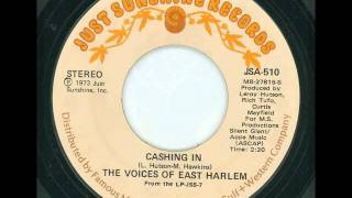 THE VOICES OF EAST HARLEM - Cashing in - JUST SUNSHINE RECORDS