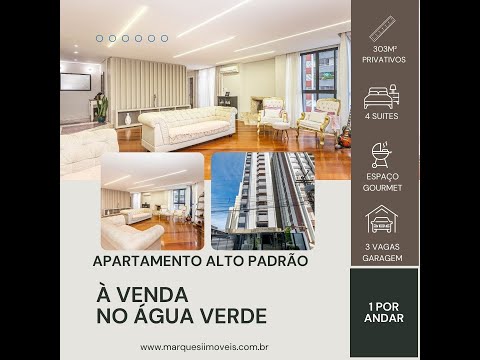 APARTAMENTO ALTO PADRÃO NO ÁGUA VERDE CURITIBA PR