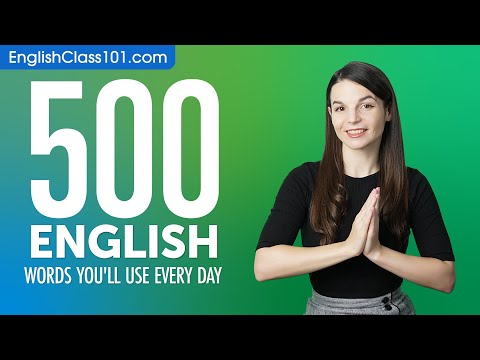 500 English Words You'll Use Every Day - Basic Vocabulary #90