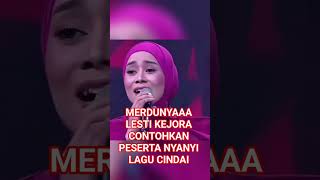 Download lagu MERDUNYAAA LESTI KEJORA CONTOHKAN PESERTA NYANYI LAGU CINDAI #trending #trendingshorts #viralvideo mp3