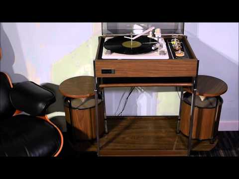 1968 Zenith Circle of Sound Turntable Playing A Clockwork Orange