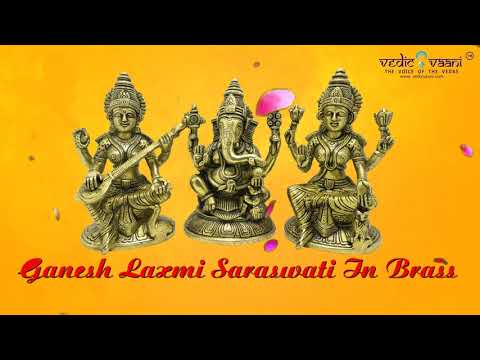 Divine Spirit Ganesha Lakshmi Saraswati Idols video