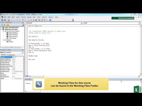 34. Multiple Criteria Plus Nested Ifs || VBA Tutorial || Lecture || Microsoft Excel ||
