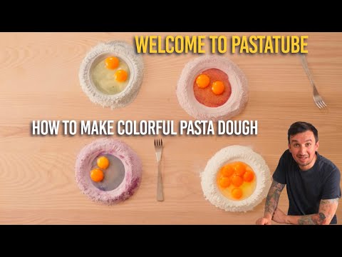 How to make fresh Colourful Pasta from scratch with @mateo.zielonka #pasta