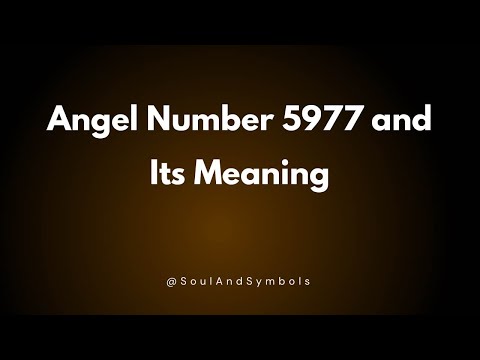 Angel Number 5977 and Its Meaning | Seeing 5977? 🌟