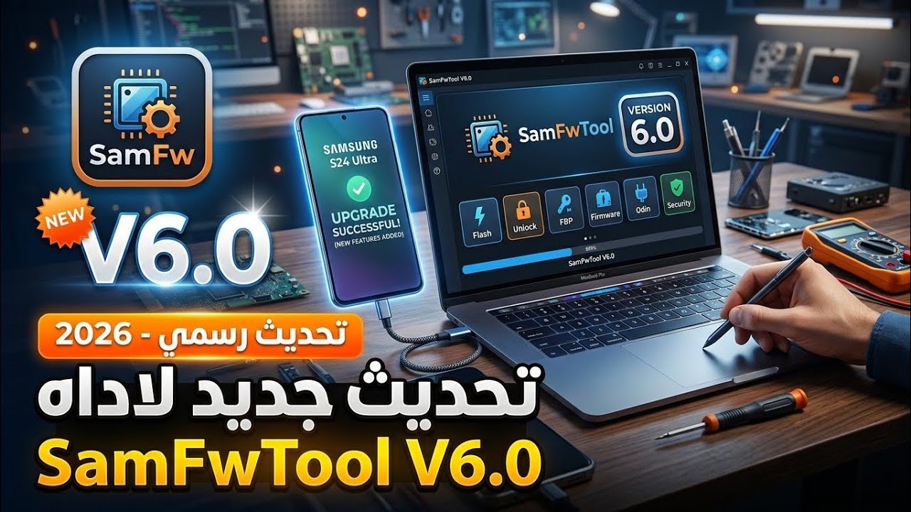 تحديث جديد لاداه SamFwTool V6.0