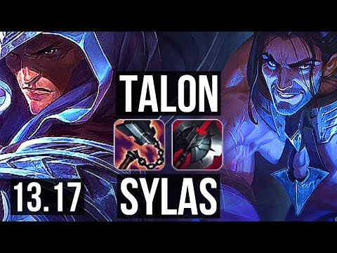 TALON vs SYLAS (MID) | Rank 2 Talon, 7/1/5 | JP Grandmaster | 13.17