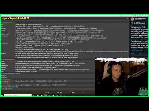 Caedrel Reacts To Patch Notes 12.23