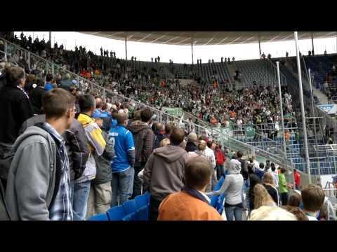 1899 Hoffenheim - Werder Bremen 1-2 27.8.11 Boxerei mit Ordnern