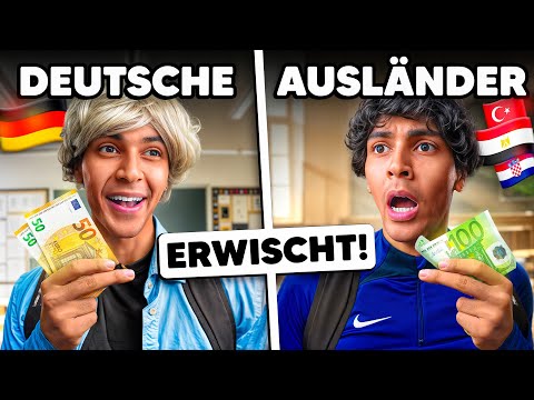 GELD geklaut in der SCHULE?! - Deutsche vs Ausländer 😳😂 |  Mohi__07