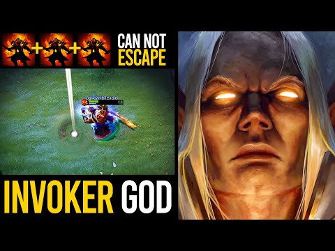 3X FIRE REMNANT STILL CAN'T ESCAPE | EPIC MASTER TIER INVOKER RANK 128 vs EMBER MID | Dota 2 Invoker