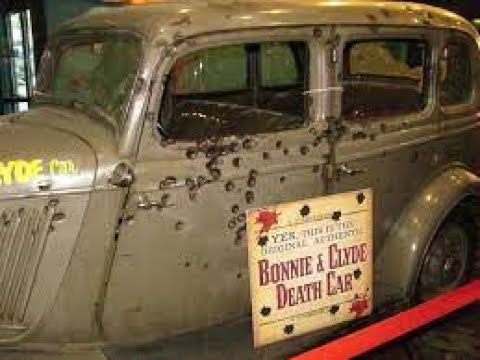 BONNIE y CLYDE Death Car, entonces y ahora