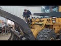 Shop Work Case 621 Wheel Loader Bucket Cylinder Rebuild Reseal