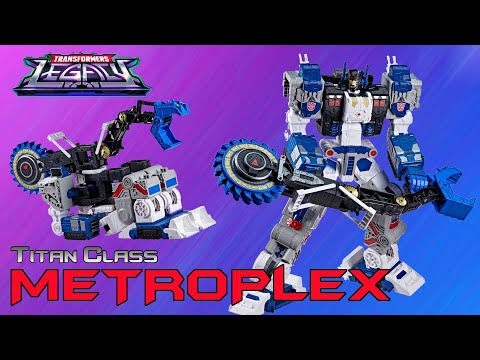 Transformers Legacy Titan Class Metroplex | VIDEO REVIEW
