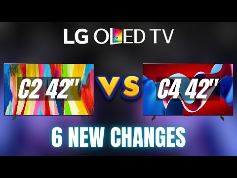 Which to Buy? LG 42" TVs: OLED EVO C2 vs. C4 | Side-by-side Comparison