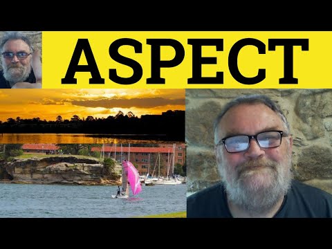 🔵 Aspect Meaning - Aspect Examples- Aspect in a Sentence - Use of Aspect - GRE Vocabulary
