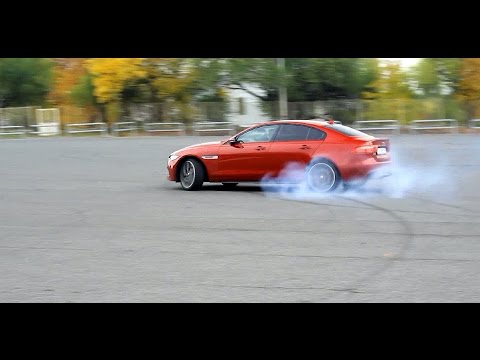 Jaguar XE Supercharged DRIFTED HARD Pure Car Sound