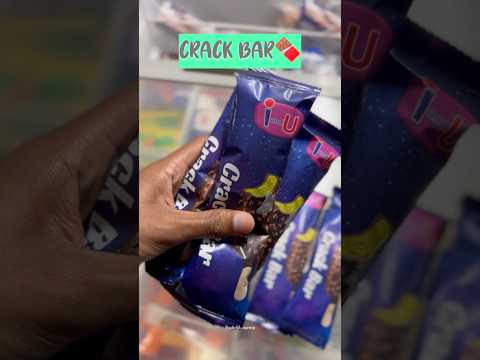 Crack Bar ❤️🍫 #ashrithagency #lazzaicecream #crackbar #food #chocolate #icecream #trendingshorts