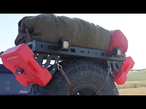 Unlock More Space: Overlanding and Off-Roading with Universal Spare Tire Rack