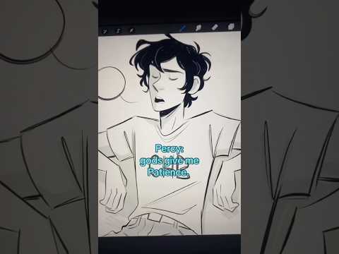 Percy is the one the Olympians fear most #percyjackson #pjo #apollo #drawing #digitalart #funny #ads