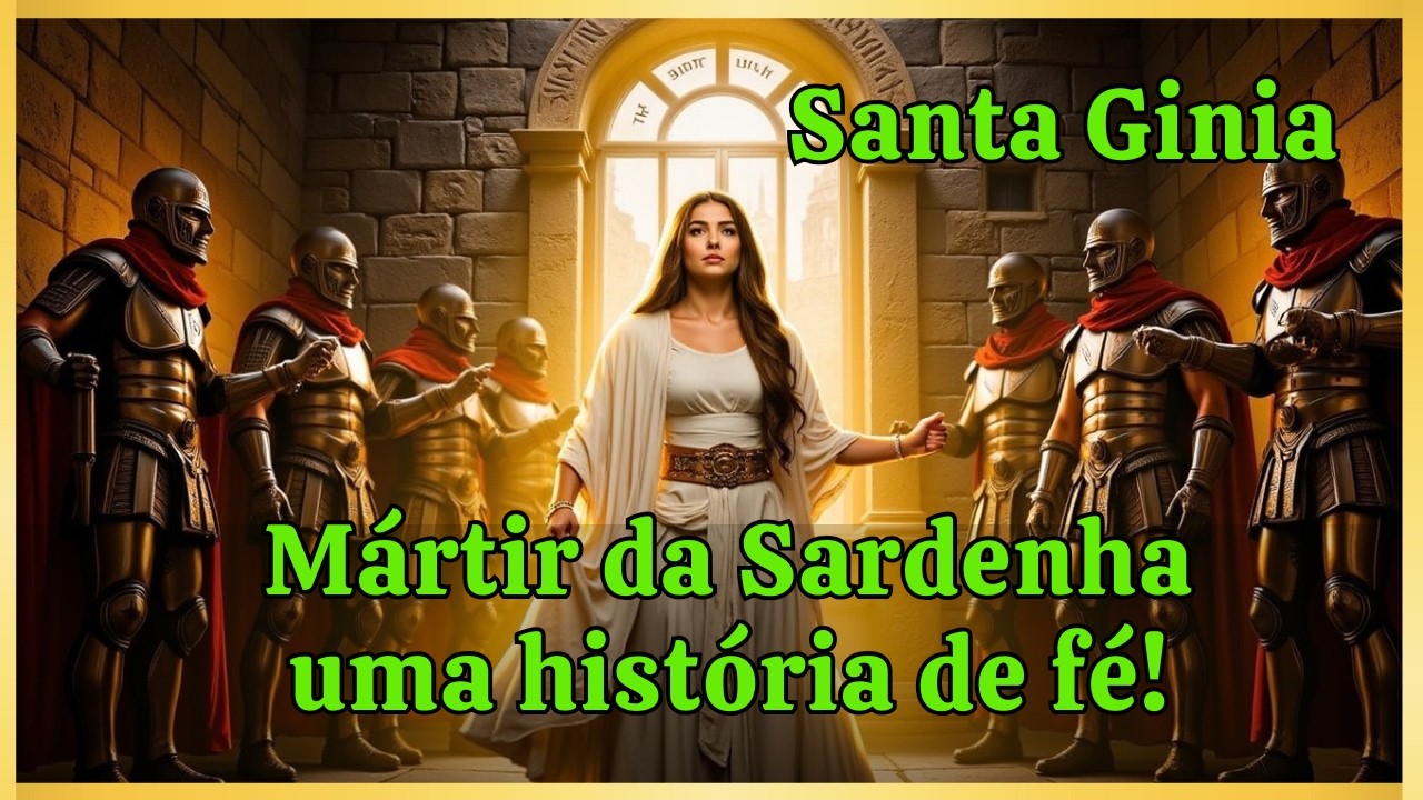 ✝️A Incrível História de Santa Gínia✨ Mártir da Sardenha uma história de fé🕊️