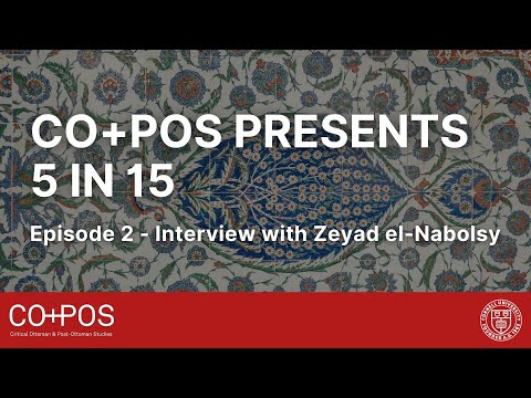 CO+POS Presents: 5 in 15 - Episode 2 - Interview with Zeyad el-Nabolsy