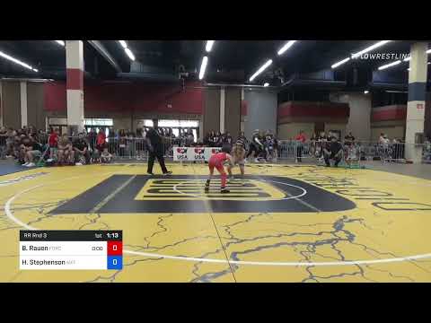 70 Lbs Rr Rnd 3 - Brooklyn Rauen, Force Elite Wrestling Club Vs Hailey Stephenson, NXT Level Wrest