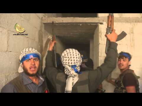 اقتحام لواء شهداء الاسلام لمباني تتمركز بها قوات النظام على جبهة داريا في ريف دمشق