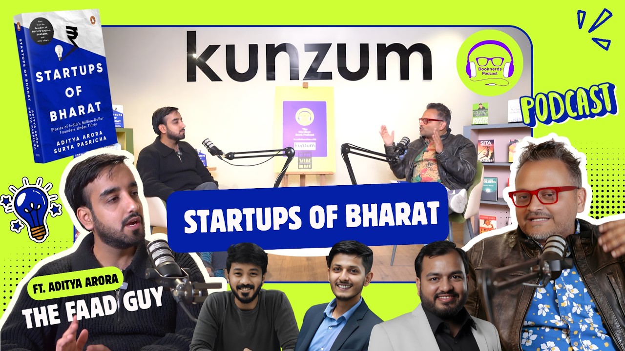Deciphering the Startup Code with Aditya Arora (The Faad Guy) | Booknerds Podcast