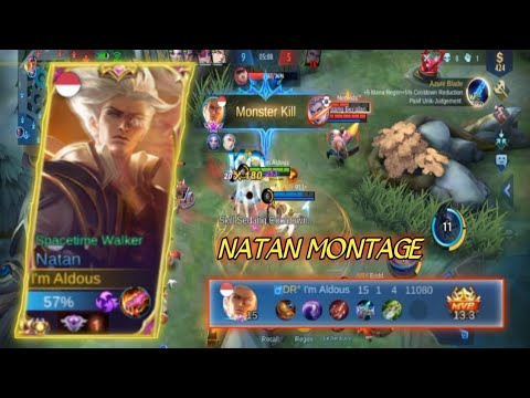 NATAN AGGRESIVE JUNGLER CARRY THE PUBLIC| GAMEPLAY NATAN BEST TOP BUILD AND EMBLEM | MLBB